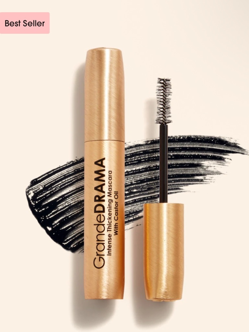 Grande DraMa Intense Thickening Mascara with castor oil